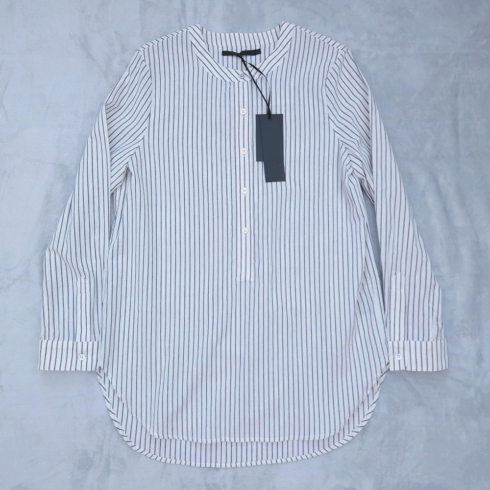 Jenni Kayne NWT The Hampton Popover Tunic Top Shirt Women's S Navy Stripe